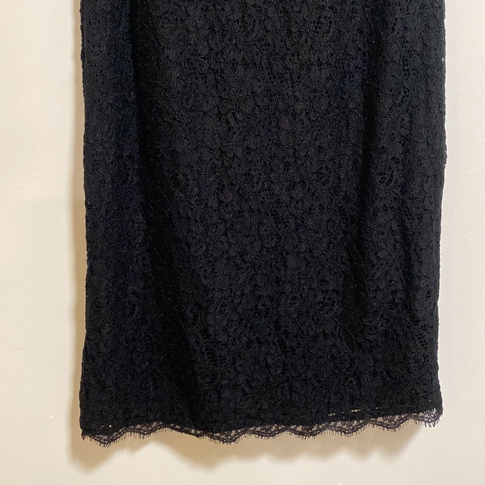 Adrianna Papell 10 Black Lace Dress - Picture 5 of 12